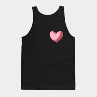 Pink Heart Tank Top